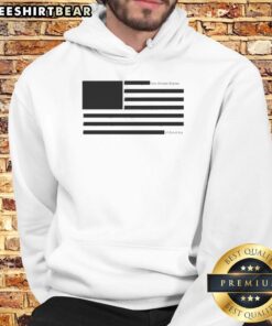 Stylish Nice The United States of America Redacted Preamble Hoodie in black, perfect for casual wear and patriotic expression.