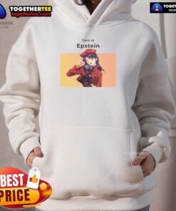 Alt Text: Stylish Misato Katsuragi hoodie featuring vibrant colors and anime design, perfect for fans of Nice-This-Is-Epstein.