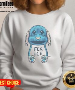 Travis Knight wearing a stylish Ice Blue Beanie Sweatshirt, showcasing trendy streetwear fashion and comfort.