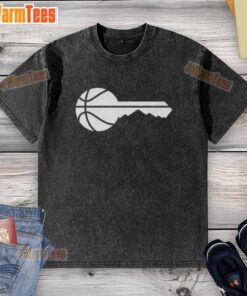 Alt Text: Nice Utah Jazz Basketball Key Logo washed t-shirt showcasing team spirit and vintage style for fans.