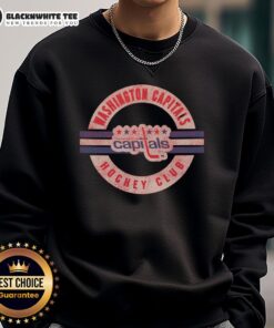 Vintage Washington Capitals sweatshirt featuring a stylish surround design, perfect for fans and collectors.