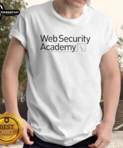 Nice Web Security Academy T-Shirt featuring a modern design promoting cybersecurity awareness and education.