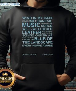 Trendy 2026 hoodie with 'Nice Wind In My Hair' design, perfect for casual wear and showcasing a stylish vibe.