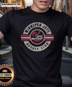 Vintage Winnipeg Jets Surround T-Shirt featuring classic logo and retro design, perfect for hockey fans and collectors.