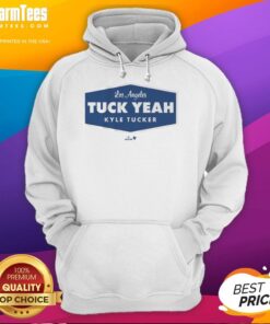Alt Text: Kyle Tucker Tuck Yeah LA Hoodie featuring vibrant design, perfect for fans of the Houston Astros and stylish streetwear.