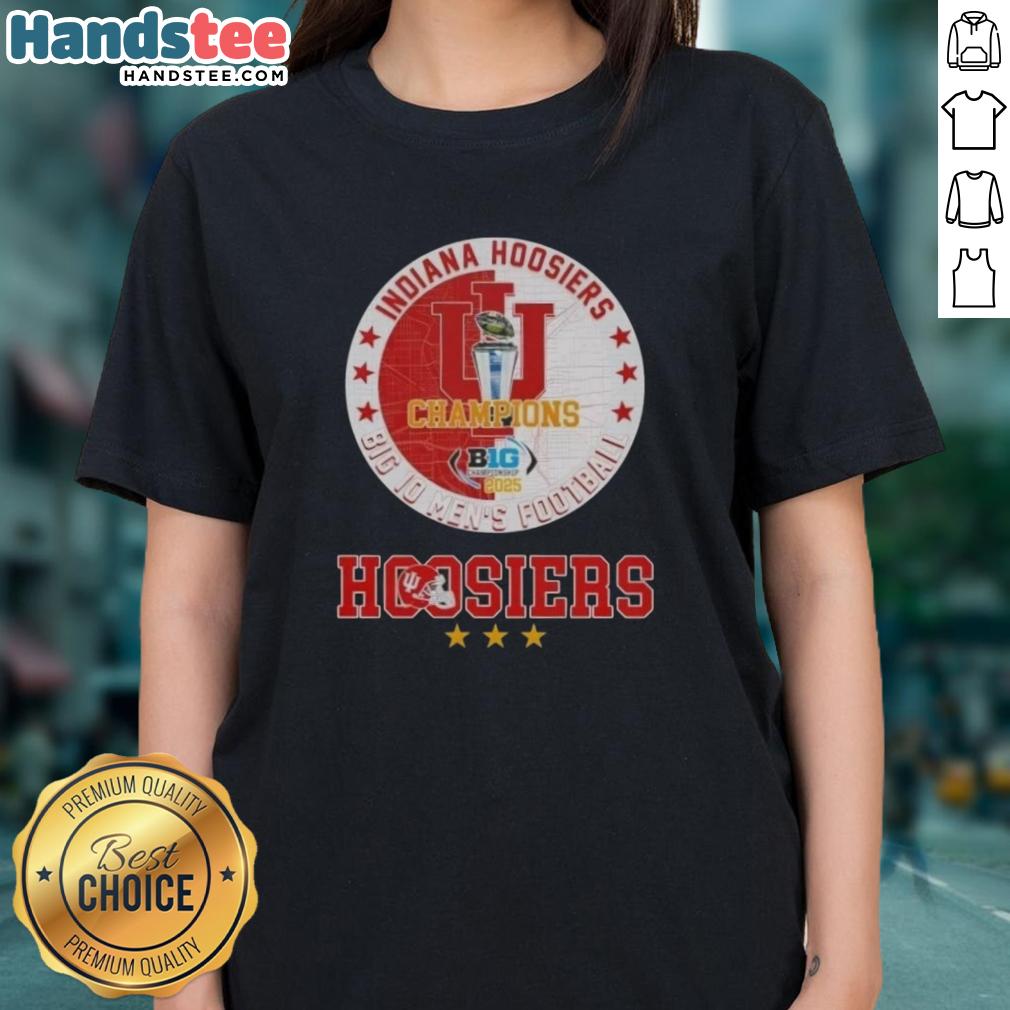 official-2025-big-10-mens-football-champions-indiana-hoosiers-ladies-tee Official 2025 Big 10 Men's Football Champions Indiana Hoosiers ladies tee showcasing team pride and style.