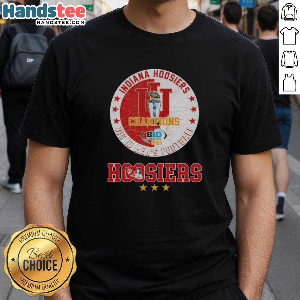 official-2025-big-10-mens-football-champions-indiana-hoosiers-t-shirt-1 Official 2025 Big 10 Men's Football Champions Indiana Hoosiers T-Shirt featuring team colors and logo.