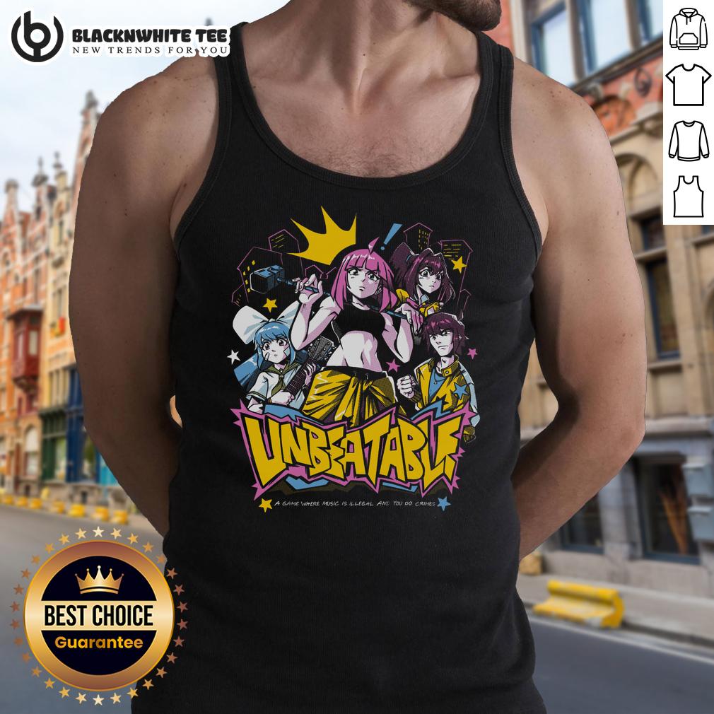 Official A Tee Where Music Is Illegal Tank Top Official A-Tee Where Music Is Illegal Tank Top showcasing a stylish design perfect for music lovers and fashion enthusiasts.