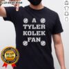 Official A Tyler Kolek Fan Michael Jordan Of Rhode Island T-Shirt featuring bold graphics and vibrant colors for fans.