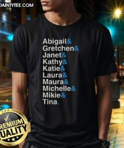 Official Abigail Gretchen Janet Kathy Katie T-Shirt featuring vibrant designs and comfortable fit for fans and collectors.