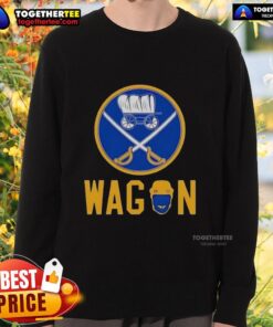 Official Absolute Buffalo Sabres sweatshirt featuring team logo, perfect for fans showcasing team spirit.