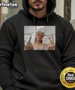 Official Ariana Grande Wicked For Good Hoodie featuring vibrant graphics and stylish design, perfect for fans and fashion lovers.