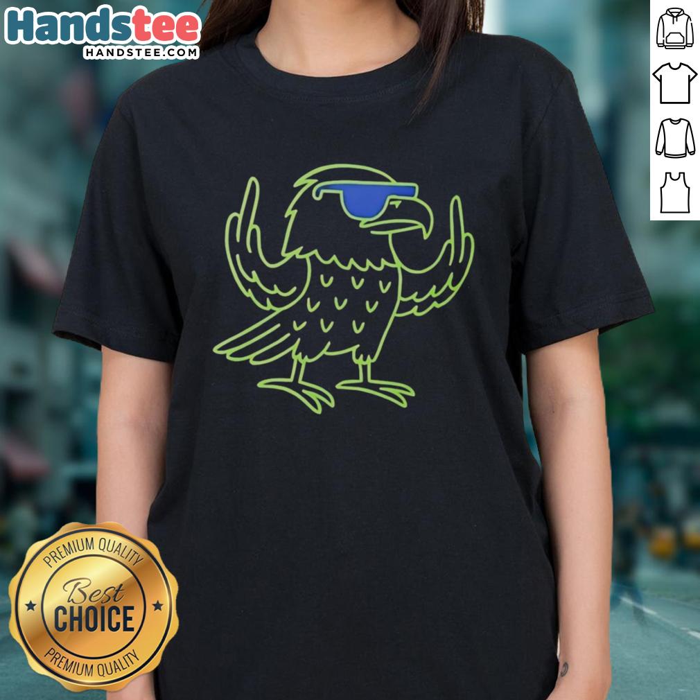 official-blitz-seattle-seahawks-mascot-middle-finger-football-college-2026-ladies-tee Official Blitz Seattle Seahawks mascot giving the middle finger in a 2026 ladies tee football design.