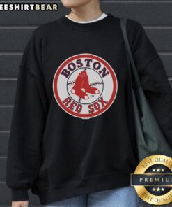 Official Boston Red Sox 76 Sweatshirt in navy blue featuring logo, perfect for fans and casual wear.