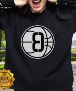 Alt Text: Official Brooklyn Nets Ed8 logo sweatshirt featuring team colors and stylish design for fans and sports enthusiasts.