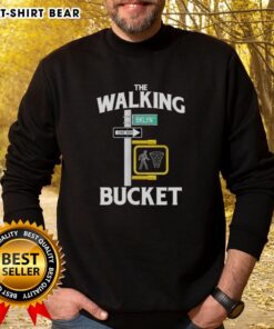 Official Brooklyn Nets The Walking Bucket sweatshirt featuring team logo and stylish design, perfect for fans.
