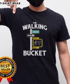 Official Brooklyn Nets The Walking Bucket T-Shirt featuring bold graphics and team colors for fans and players alike.