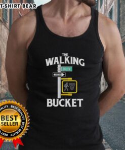 Official Brooklyn Nets The Walking Bucket Tank Top featuring bold team graphics for stylish fan attire.