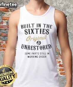Original and unrestored tank top from the 1960s, showcasing vintage style and authentic design.