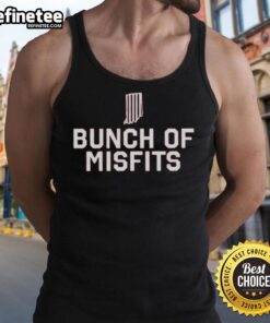Official Bunch of Missfits Indiana Football Tank Top featuring vibrant team colors and unique design for fans.