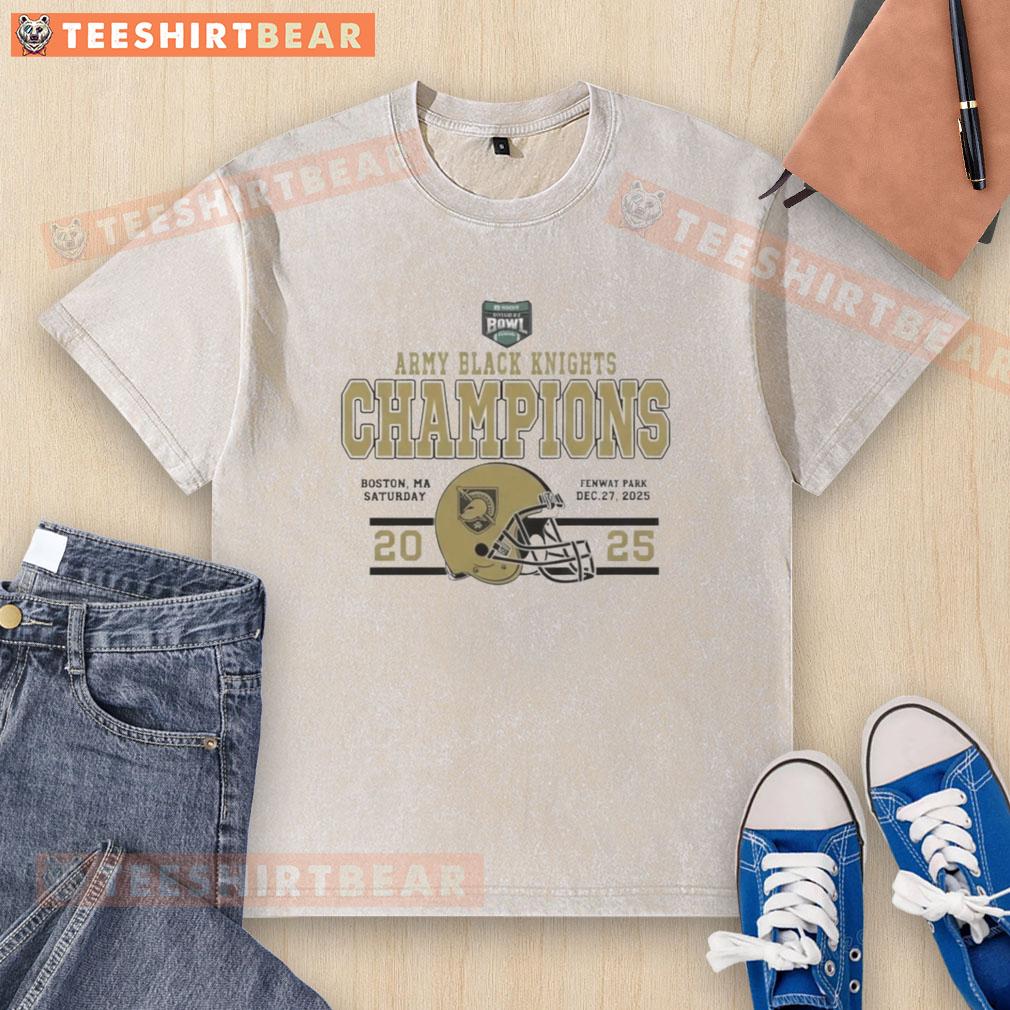 official-celebrate-army-black-knights-football-named-to-champions-2025-wasabi-fenway-bowl-washed-t-shirt Official Celebrate Army Black Knights Football Wasabi Fenway Bowl 2025 washed t-shirt featuring team logo.