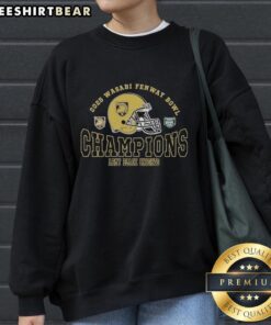 Official 2025 Fenway Bowl sweatshirt featuring Army Black Knights football champions design.