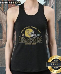 Alt Text: Official 2025 Fenway Bowl tank top featuring Army Black Knights football champions design.