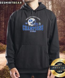2025 Pop-Tarts Bowl hoodie featuring BYU Cougars football champions design, perfect for fans and collectors.