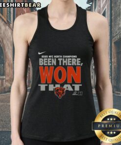 Official Chicago Bears Been There Won That Tank Top featuring team colors and logo, perfect for fans and summer wear.
