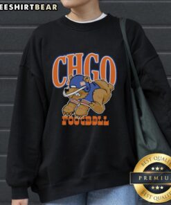 Official Chicago Bears Football Cartoon Sweatshirt featuring a playful bear design, perfect for fans and casual wear.