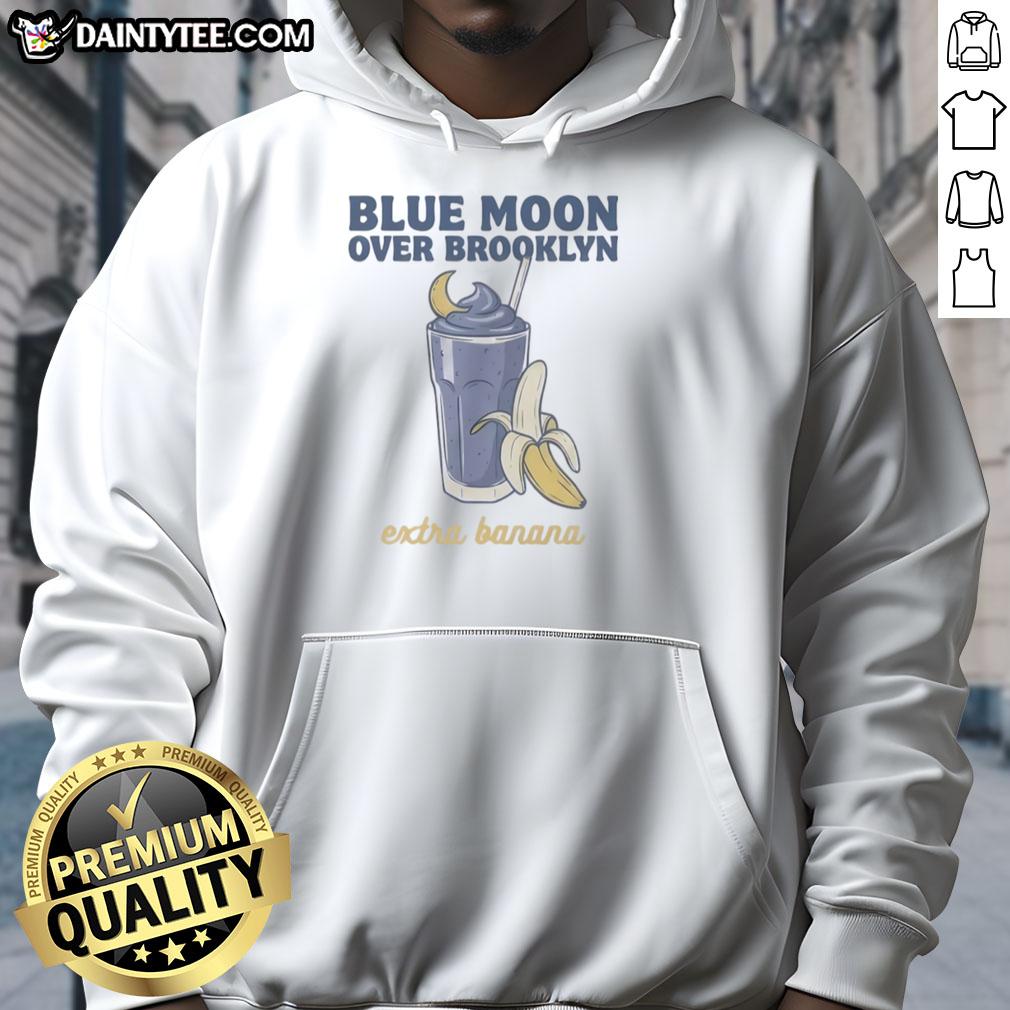 official-christopher-grady-and-scott-hunter-blue-moon-over-brooklyn-extra-banana-hoodie Official Christopher Grady and Scott Hunter Blue Moon Over Brooklyn Extra Banana Hoodie displayed on a mannequin.