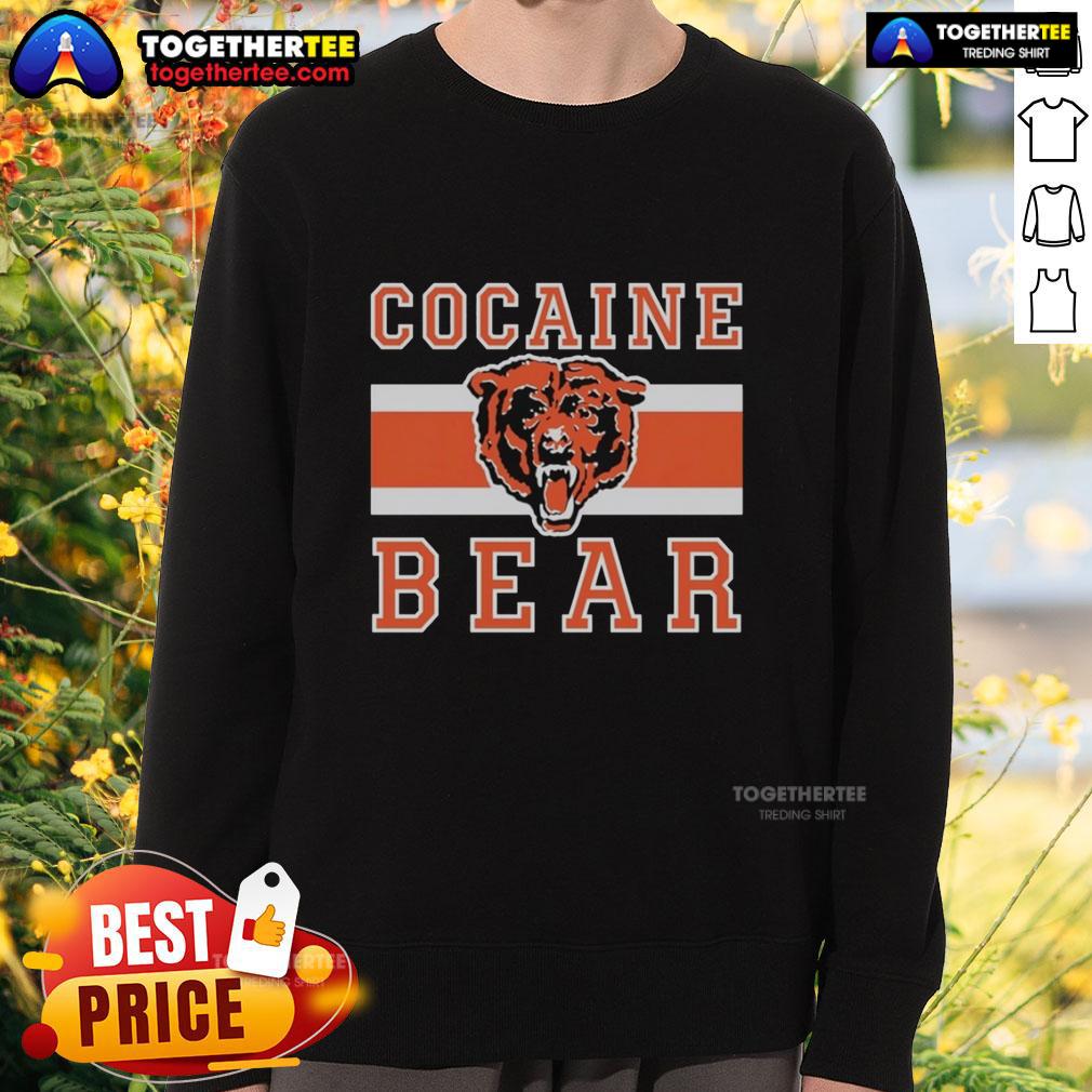 Official Cocaine Bear Chicago Bears Sweatshirt Official Cocaine Bear Chicago Bears sweatshirt featuring a unique graphic design, perfect for fans and collectors.