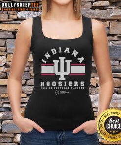 2026 National Championship Logo Tank Top featuring Indiana Hoosiers for the Official College Football Playoff.