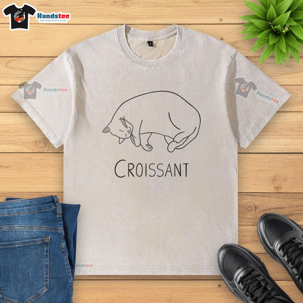 official-croissant-washed-t-shirt Official Croissant Washed T-Shirt featuring a stylish design and soft fabric, perfect for casual wear.