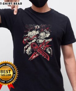 Official Crossing Blades Anime T-Shirt featuring vibrant graphics and unique design for anime fans.