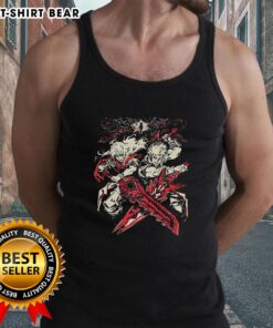 Official Crossing Blades anime tank top featuring vibrant graphics and a stylish design for fans of the series.