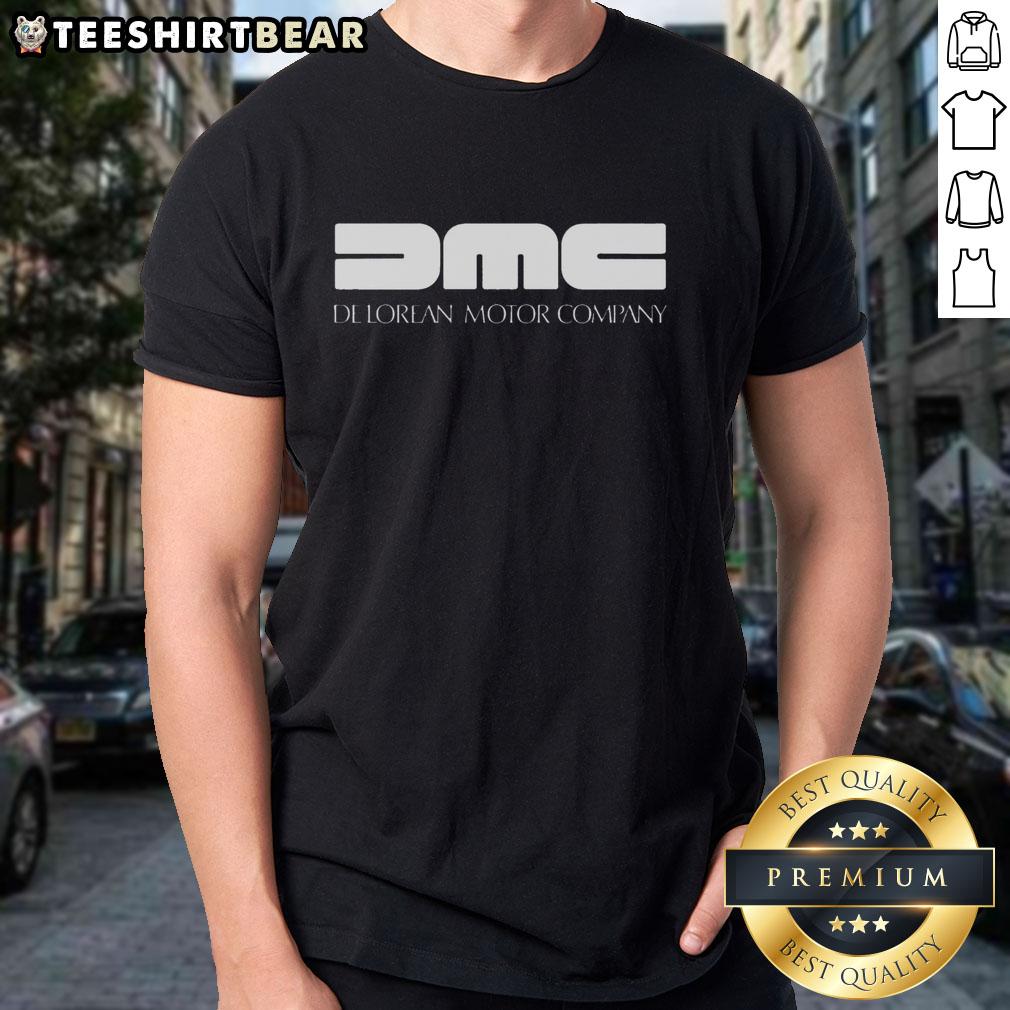 official-dmc-delorean-motor-company-t-shirt Official DMC DeLorean Motor Company T-Shirt featuring iconic design and logo, perfect for fans and collectors.