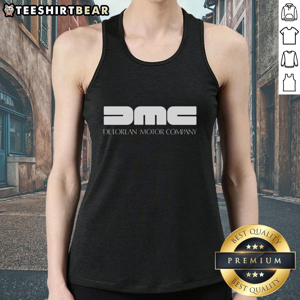 official-dmc-delorean-motor-company-tank-top Official DMC DeLorean Motor Company tank top featuring a sleek design, perfect for fans of the iconic time machine.