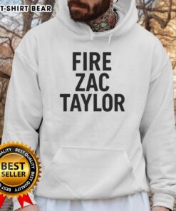 Official Fire Zac Taylor Hoodie featuring bold graphics and comfortable fit for fans and supporters.
