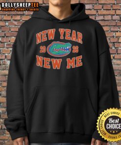 Alt Text: Official Florida Gators Football New Year New Me 2026 Logo Hoodie featuring vibrant team colors and unique design.