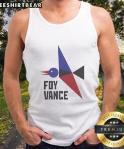 Official Foy Vance Bird Tank Top featuring a stylish design perfect for summer music festivals and casual wear.