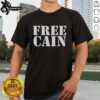 Official Free Cain T-Shirt featuring bold graphics and comfortable fit for fans and supporters of the Free Cain movement.