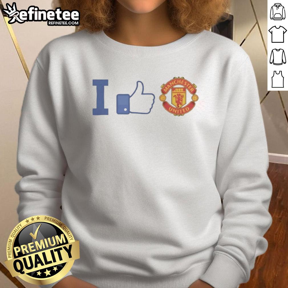 official-i-like-manchester-united-sweatshirt Alt Text: Official I Like Manchester United Sweatshirt featuring team colors and logo, perfect for fans and casual wear.