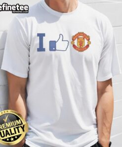 Official I Like Manchester United T-Shirt featuring iconic logo, perfect for fans to showcase their team pride.