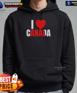 Official I Love Canada Anal Hoodie featuring a stylish design, perfect for expressing Canadian pride and unique fashion sense.