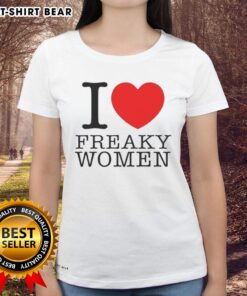 Official I Love Freaky Women Ladies Tee in vibrant colors, perfect for stylish women who embrace uniqueness.