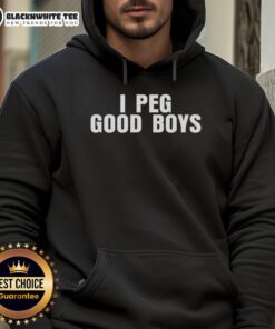Alt Text: Official I Peg Good Boys Hoodie in black, featuring a stylish design perfect for casual wear.