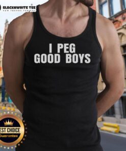 Official I Peg Good Boys Tank Top featuring a stylish design perfect for casual wear and summer outings.