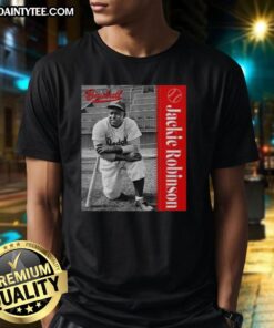 Official Jackie Robinson Major League Baseball T-Shirt featuring classic design and vibrant colors, perfect for fans.