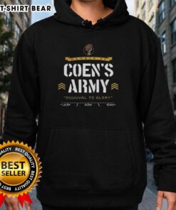 Official Jacksonville Jaguars Football hoodie, 'Coen's Army: Duuuval to Glory,' showcasing team spirit and style.